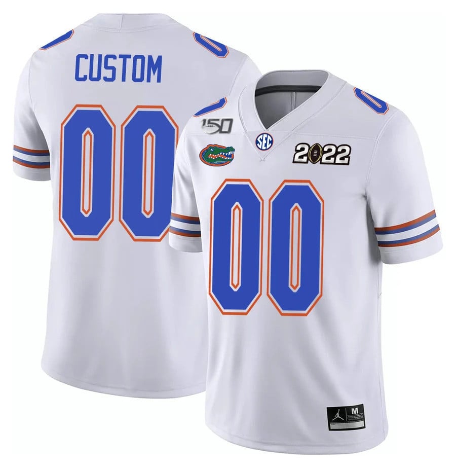 Florida Gators Custom 150th Anniversary Patch Jersey Collection â All Stitched