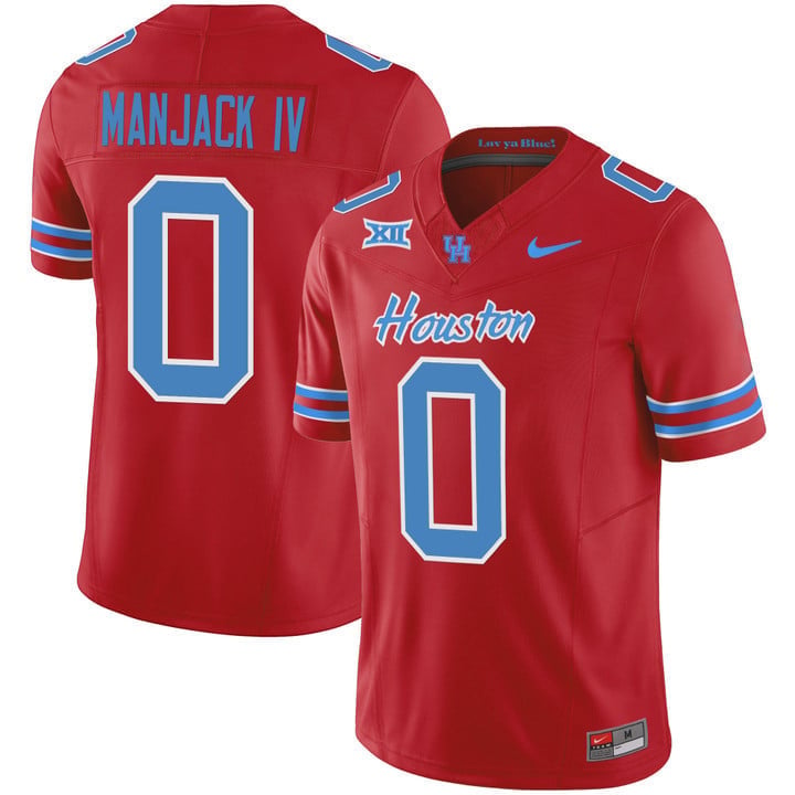 Men's Houston Cougars 2023 Oilers Inspired Vapor Jersey - All Stitched