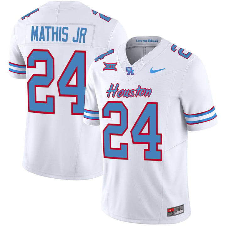 Men's Houston Cougars 2023 Oilers Inspired Vapor Jersey - All Stitched