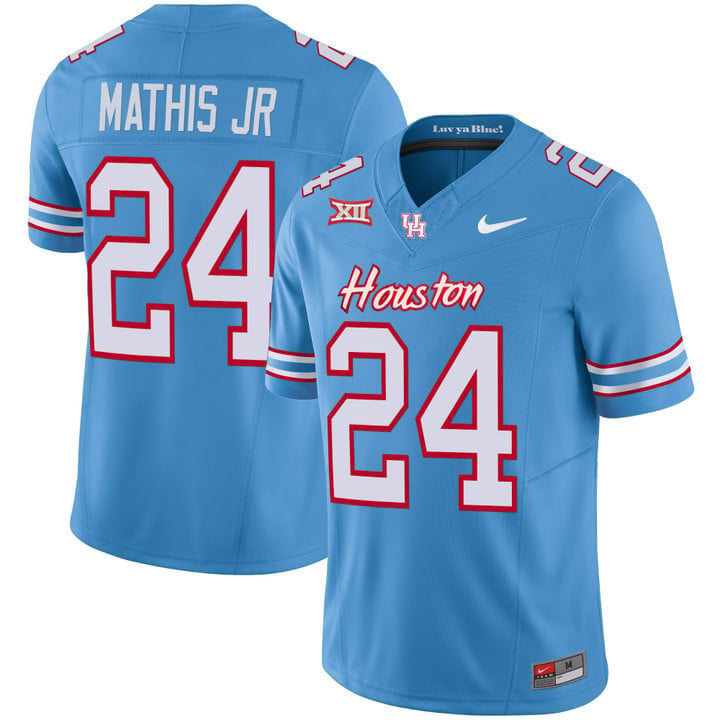 Men's Houston Cougars 2023 Oilers Inspired Vapor Jersey - All Stitched