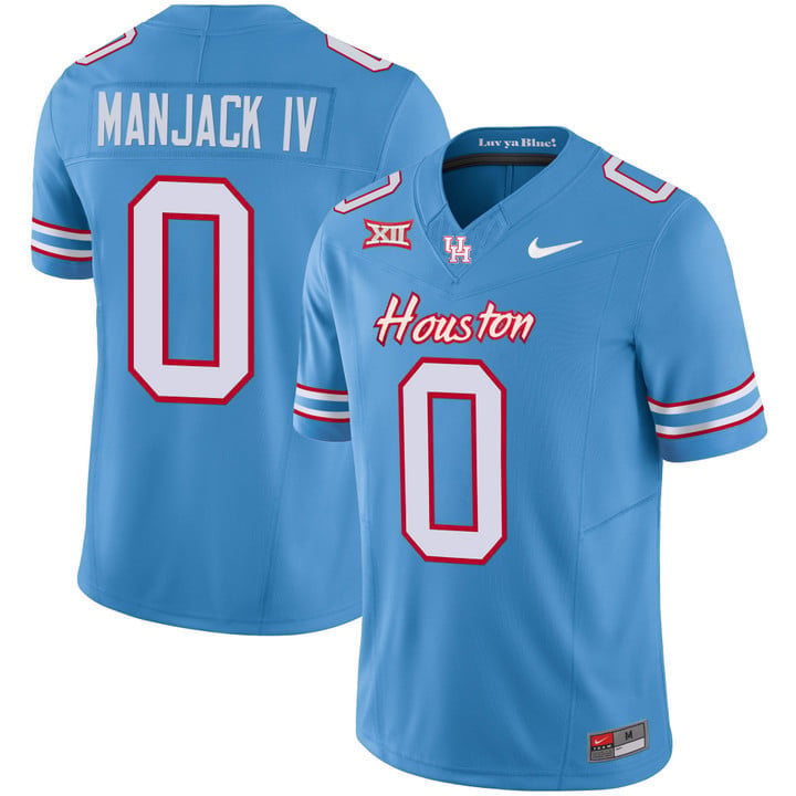 Men's Houston Cougars 2023 Oilers Inspired Vapor Jersey - All Stitched