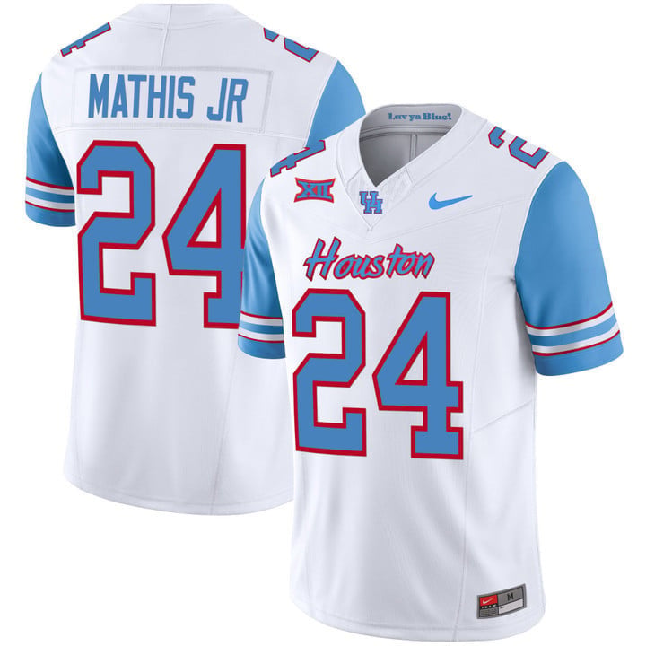 Men's Houston Cougars 2023 Oilers Inspired Vapor Jersey - All Stitched