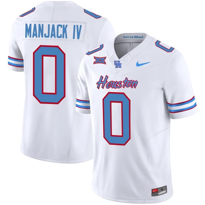 Men's Houston Cougars 2023 Oilers Inspired Vapor Jersey - All Stitched