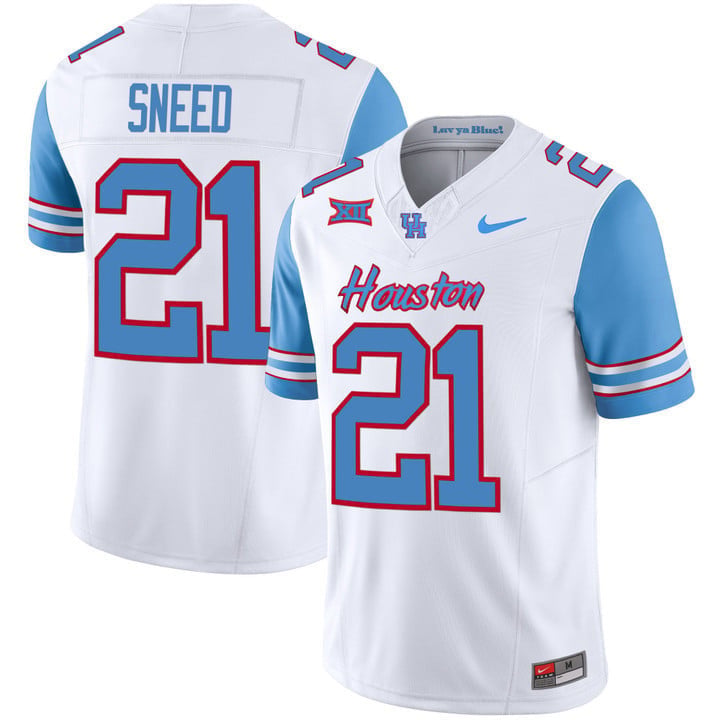 Youth's Houston Cougars 2023 Oilers Inspired Vapor Jersey - All Stitched