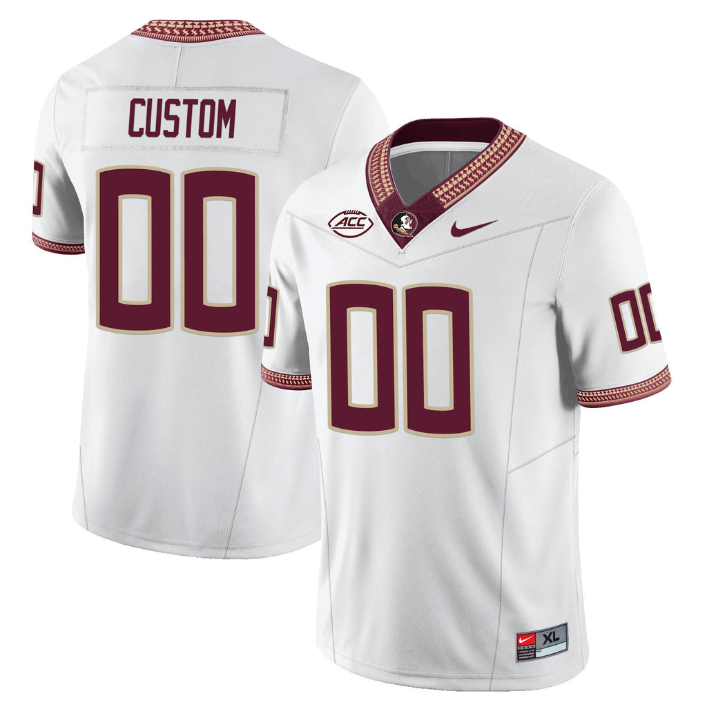 Men’s Florida State Seminoles Football Vapor Jersey – All Stitched