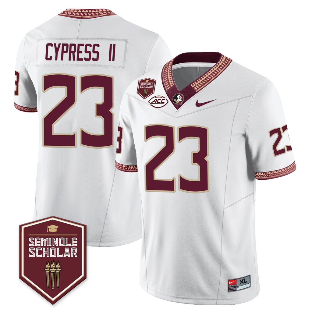 Men’s Florida State Seminoles Football Vapor Jersey – All Stitched
