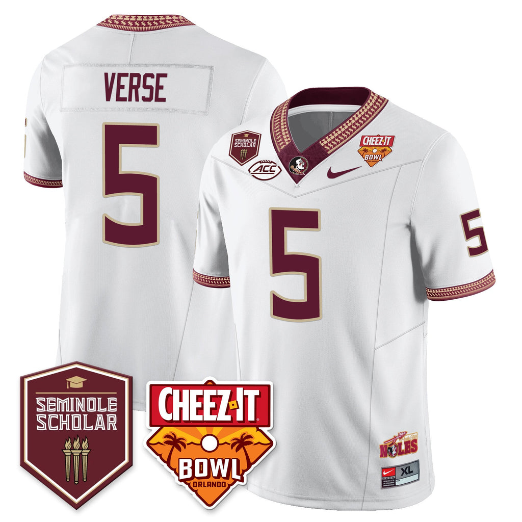 Men’s Florida State Seminoles Football Vapor Jersey – All Stitched