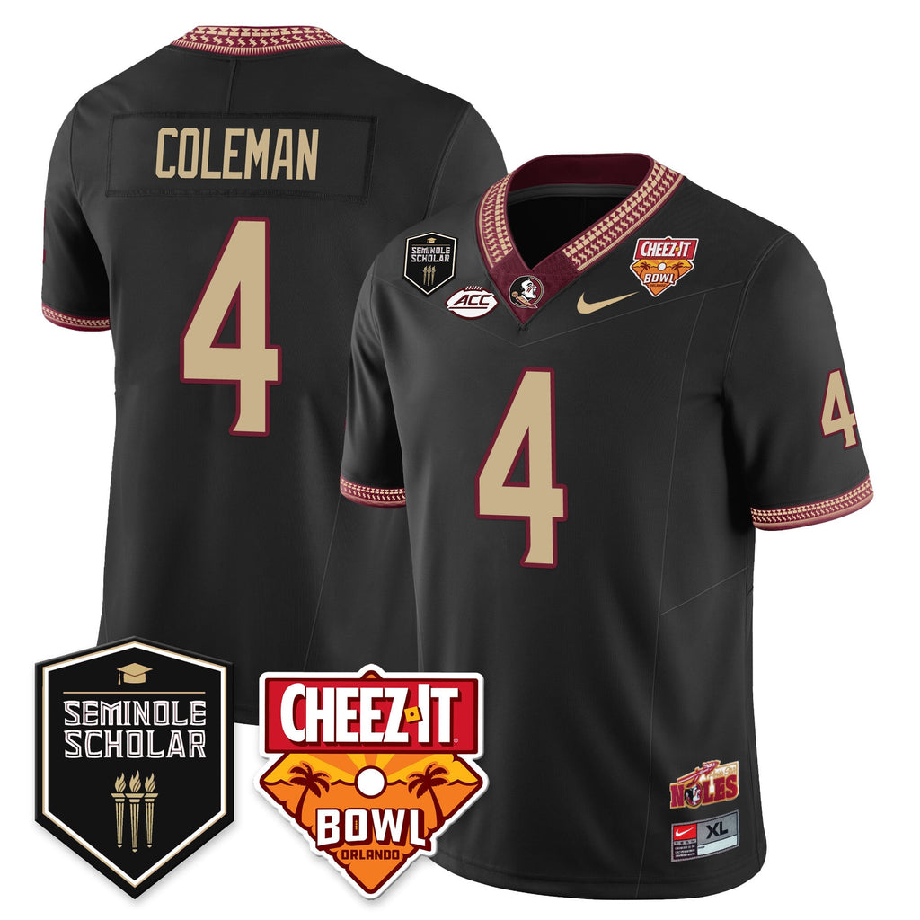 Men’s Florida State Seminoles Football Vapor Jersey – All Stitched