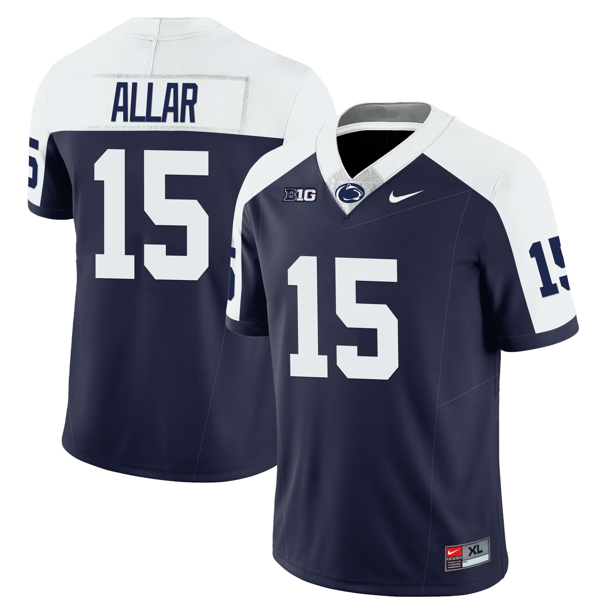 Menâs Penn State Nittany Lions Football Vapor Limited Jersey - All Stitched