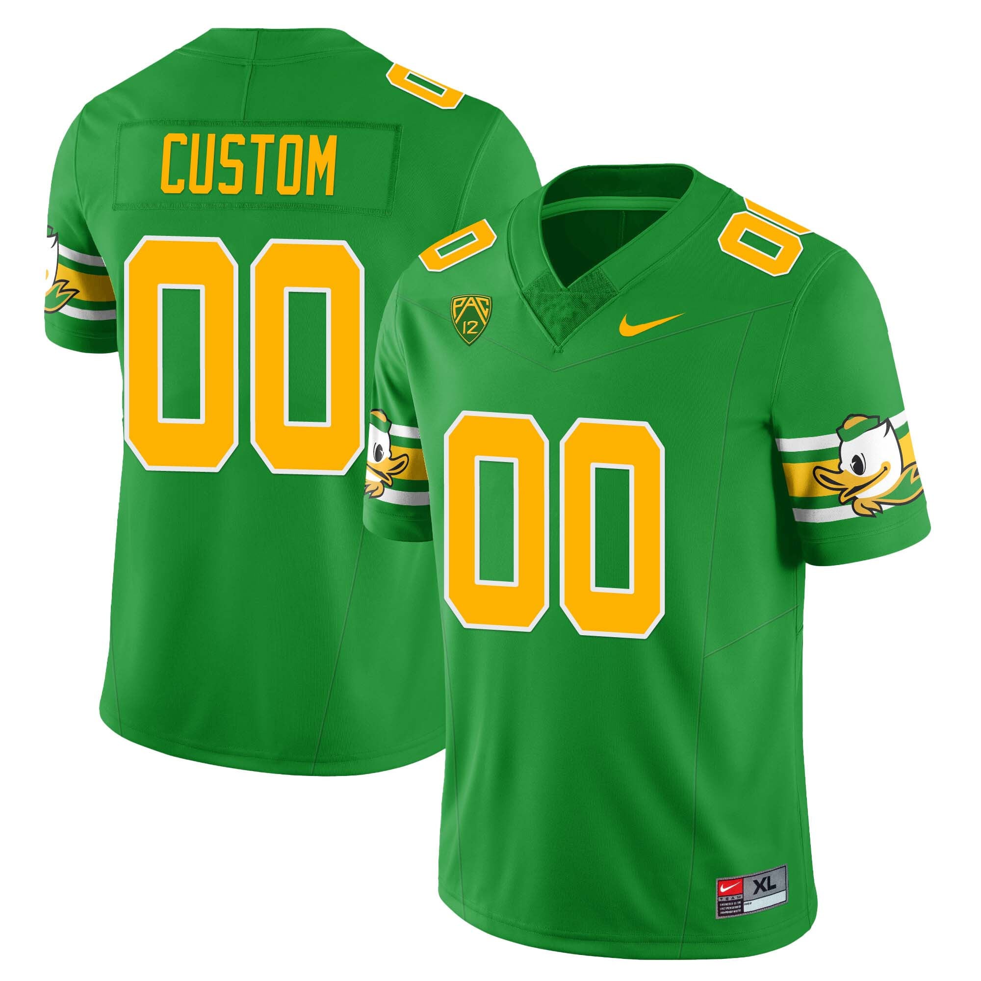 Menâs Oregon Ducks âMighty Oregonâ Throwback Football Custom Uniforms â All Stitched