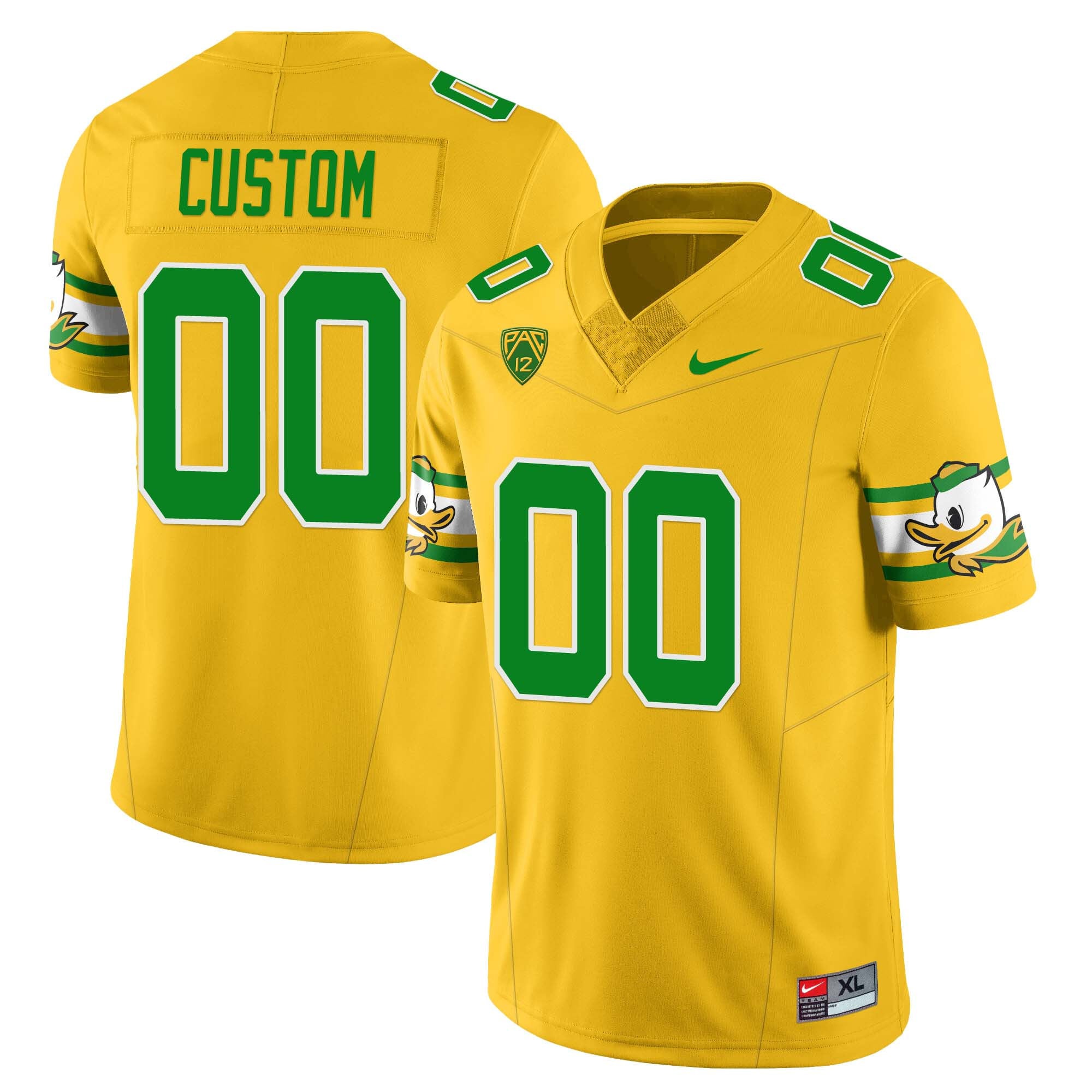 Menâs Oregon Ducks âMighty Oregonâ Throwback Football Custom Uniforms â All Stitched