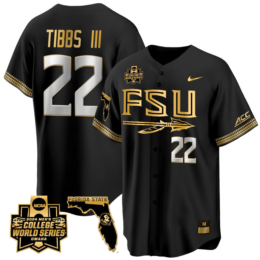 Men's Florida State Seminoles 2024 College World Series Vapor Premier Limited Jersey V2 - All Stitched