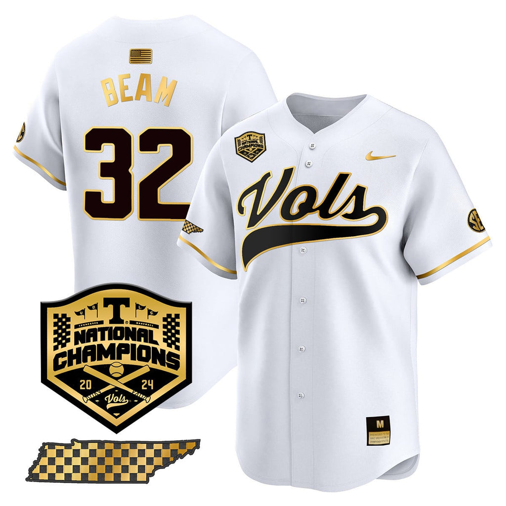 Men's Tennessee Volunteers 2024 National Champions Vapor Premier Limited Jersey - All Stitched