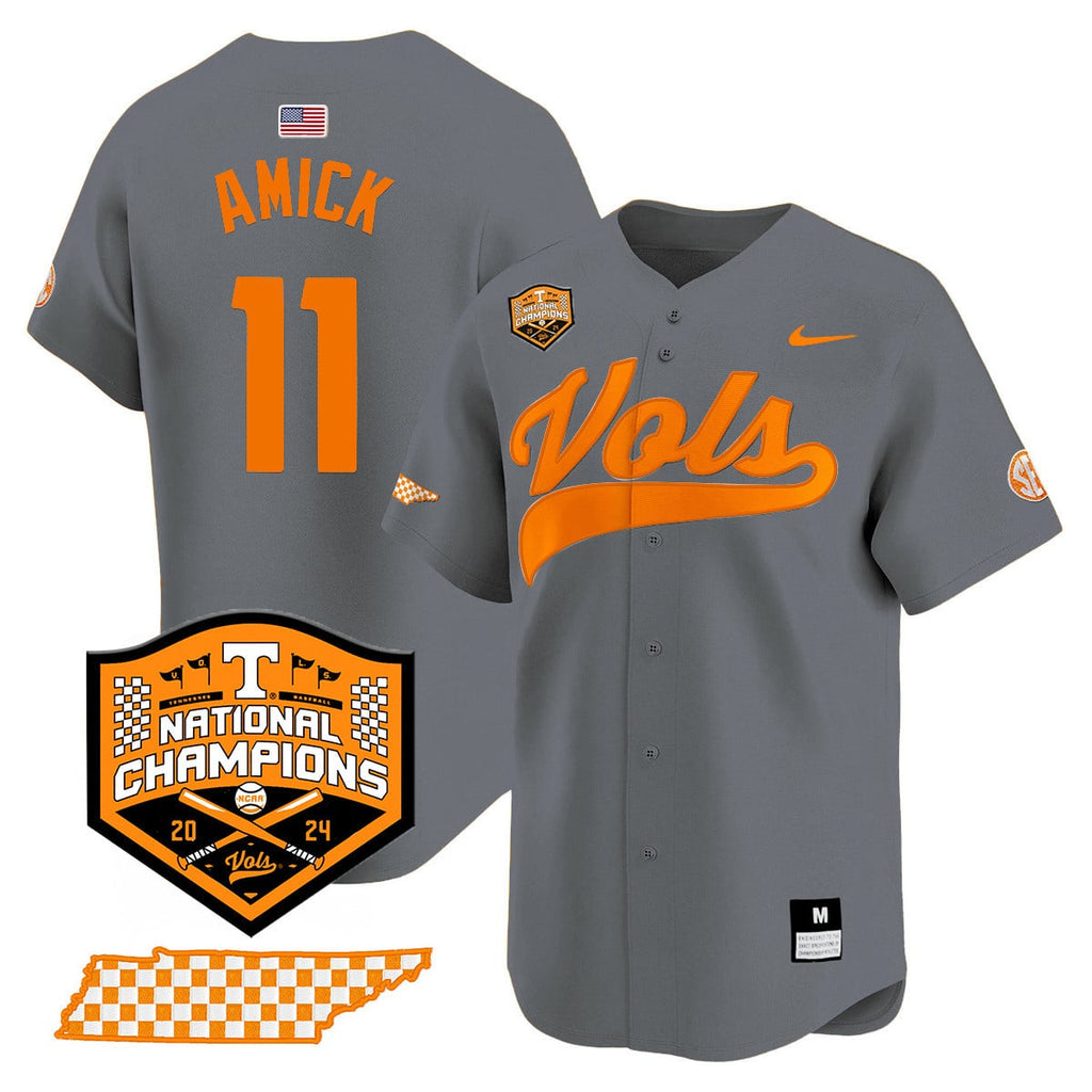 Women's Tennessee Volunteers 2024 National Champions Vapor Premier Limited Jersey - All Stitched