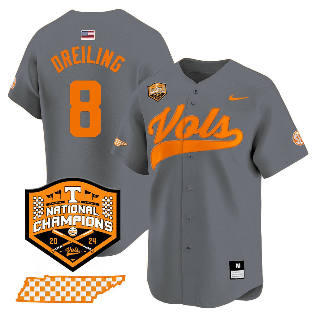 Men's Tennessee Volunteers 2024 National Champions Vapor Premier Limited Jersey - All Stitched
