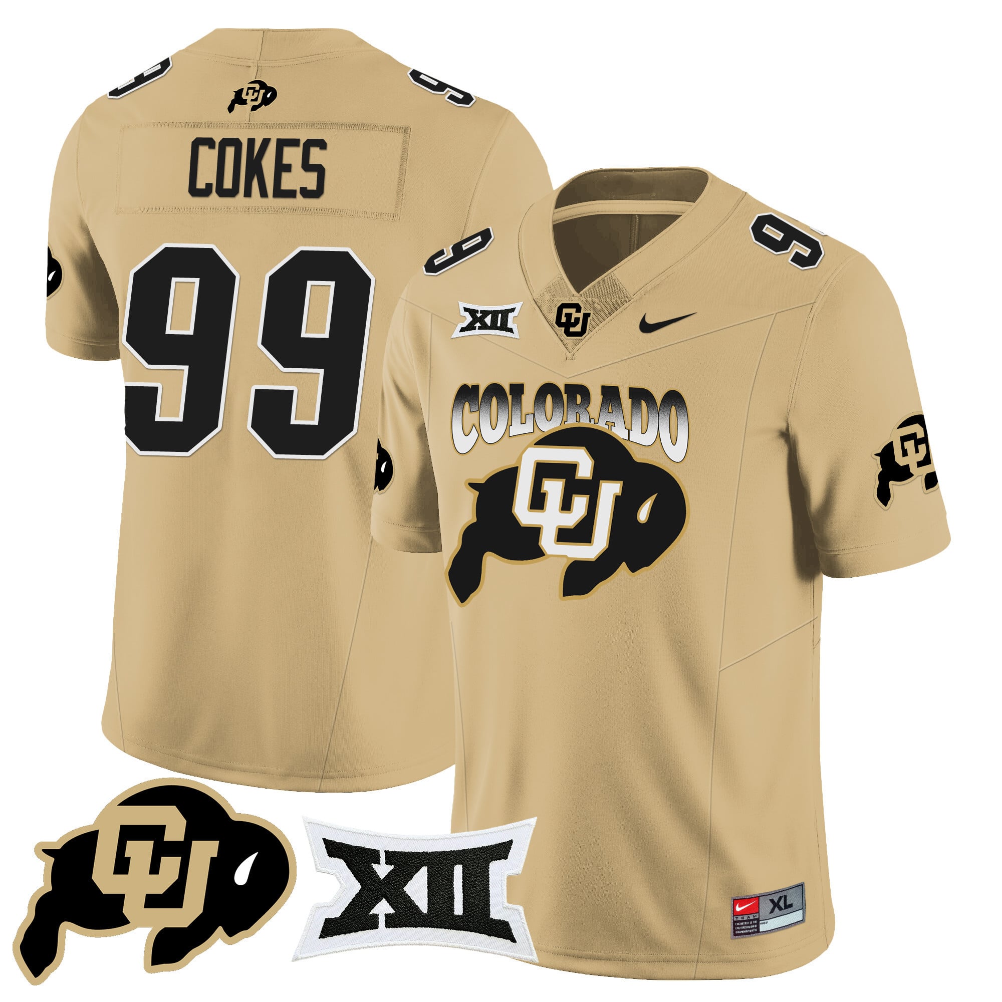 Men's Colorado Buffaloes 2024 Vapor Limited Jersey N2 - All Stitched