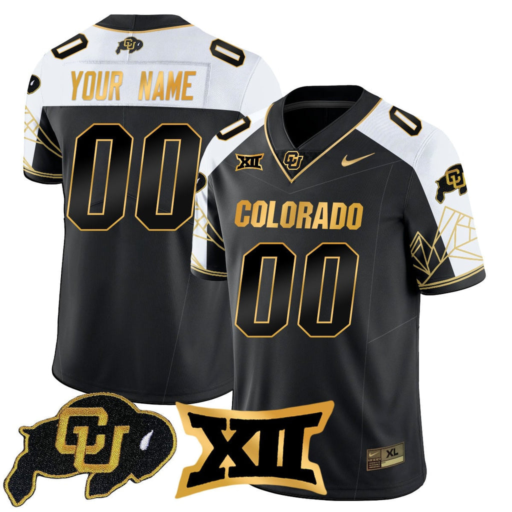 Women's Colorado Buffaloes 2024 Vapor Limited Gold Jersey N3 - All Stitched