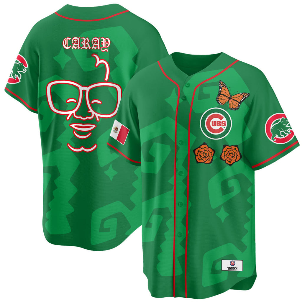 Men's Chicago Cubs "Xicago" Mexican Heritage Jersey - All Stitched