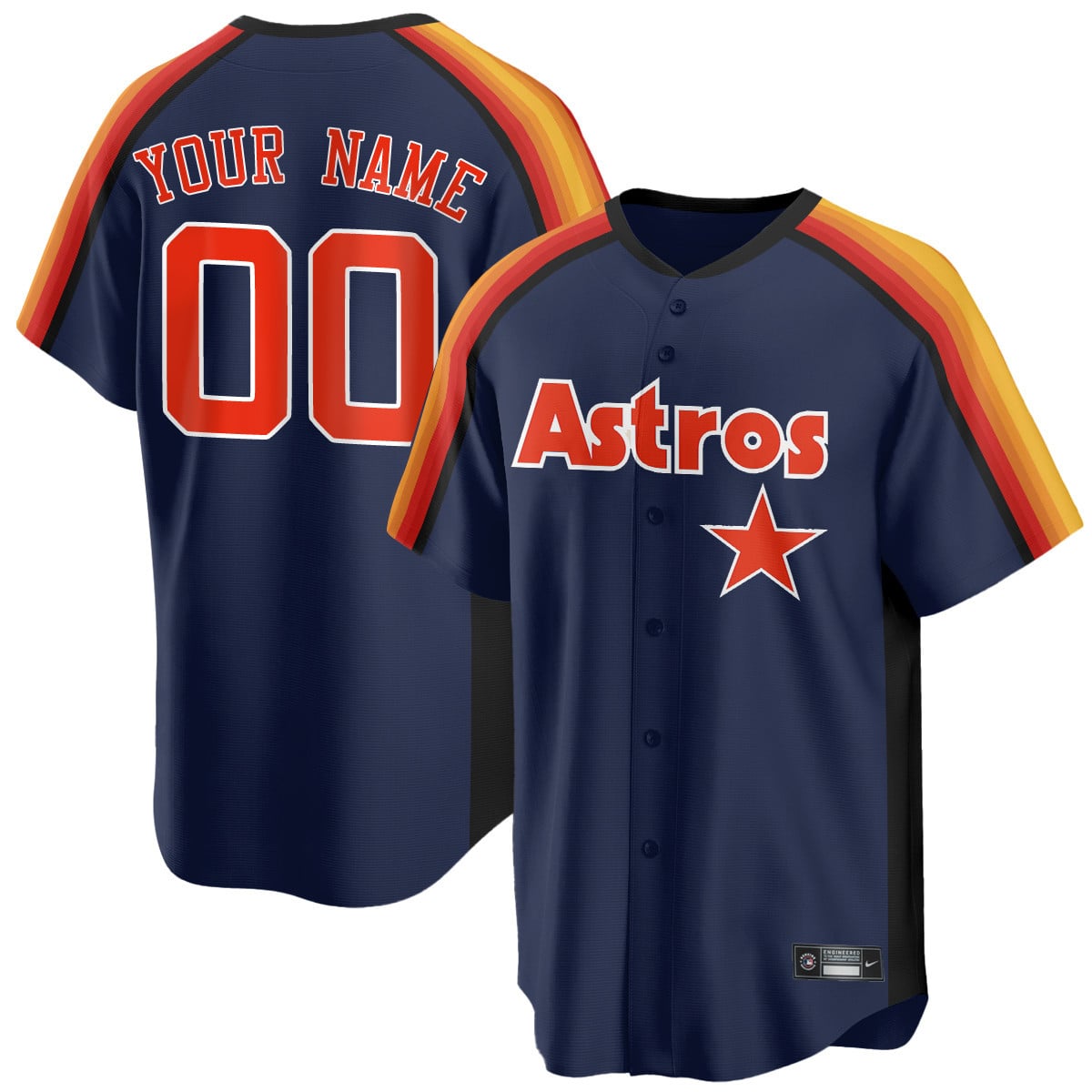 Houston Astros 1989 Throwback Road Jersey - All Stitched