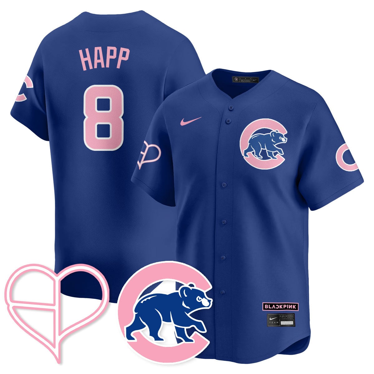 Men's Chicago Cubs BL??KPI?K 2025 Limited Jersey - All Stitched