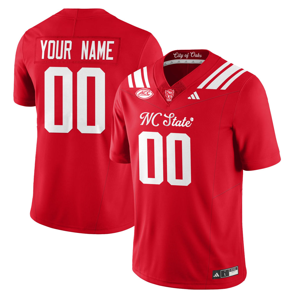 Women's NC State Wolfpack Football "City of Oaks" Jersey - All Stitched