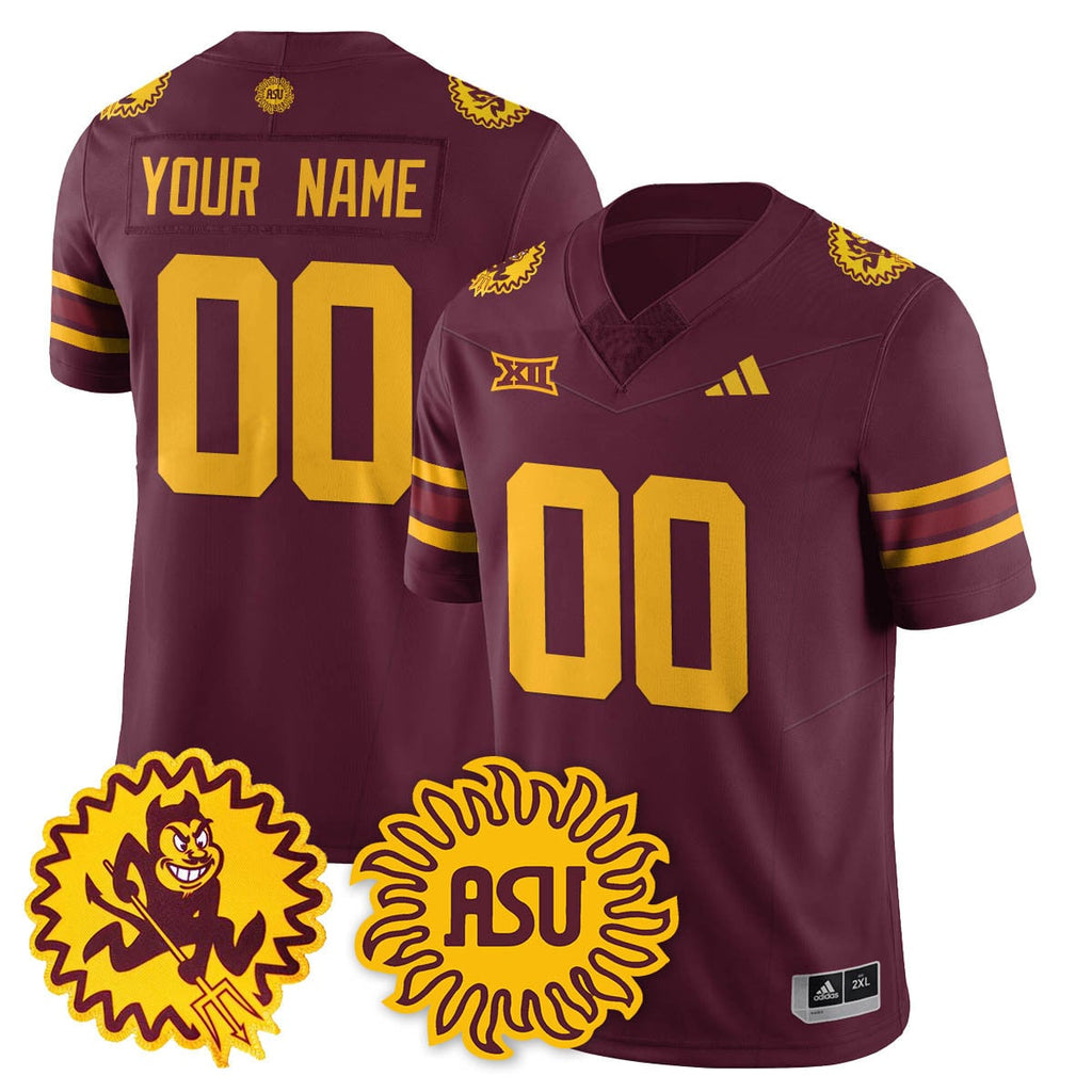 Men's Arizona State Sun Devils 1975 Throwback Uniform - All Stitched