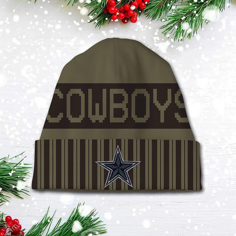 Dallas Cowboys Salute to Service Beanie Hat