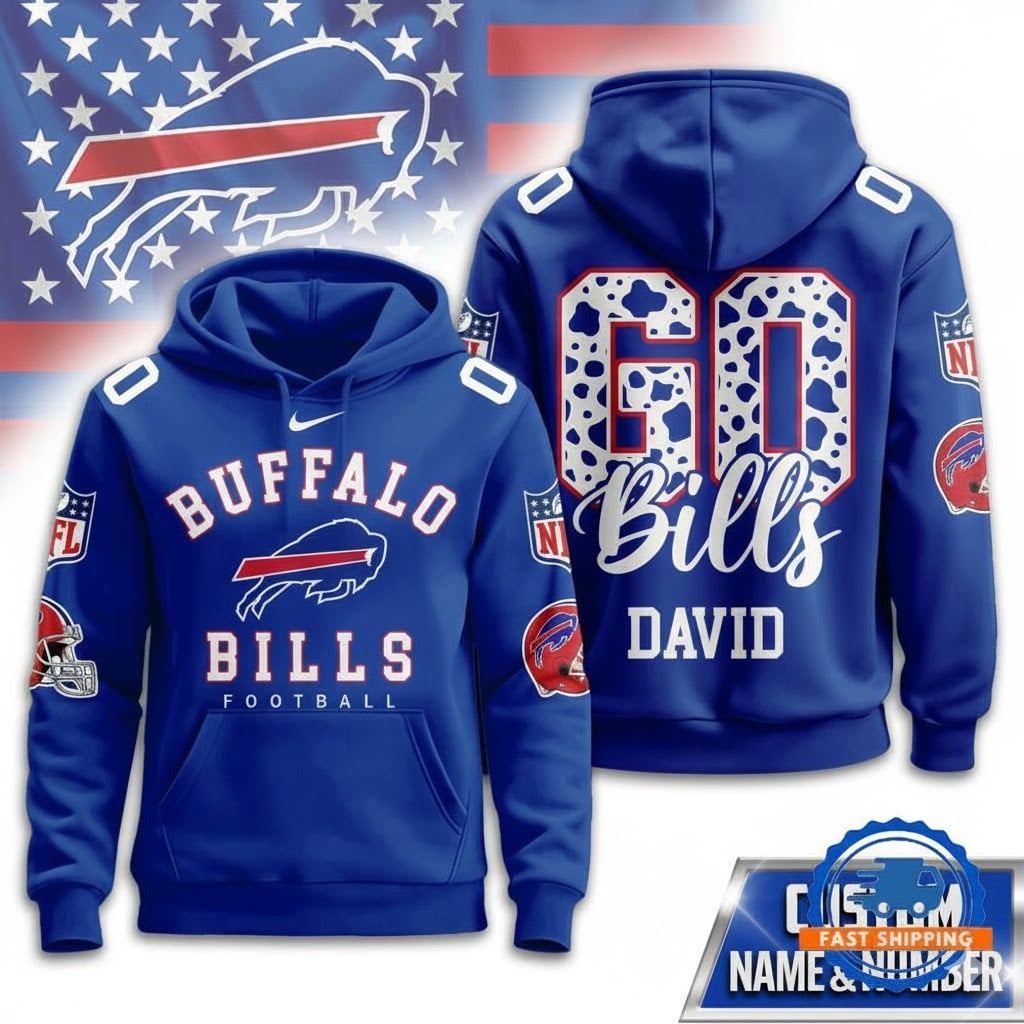 BUF Bills Football Custom Game Day Hoodie Shirt