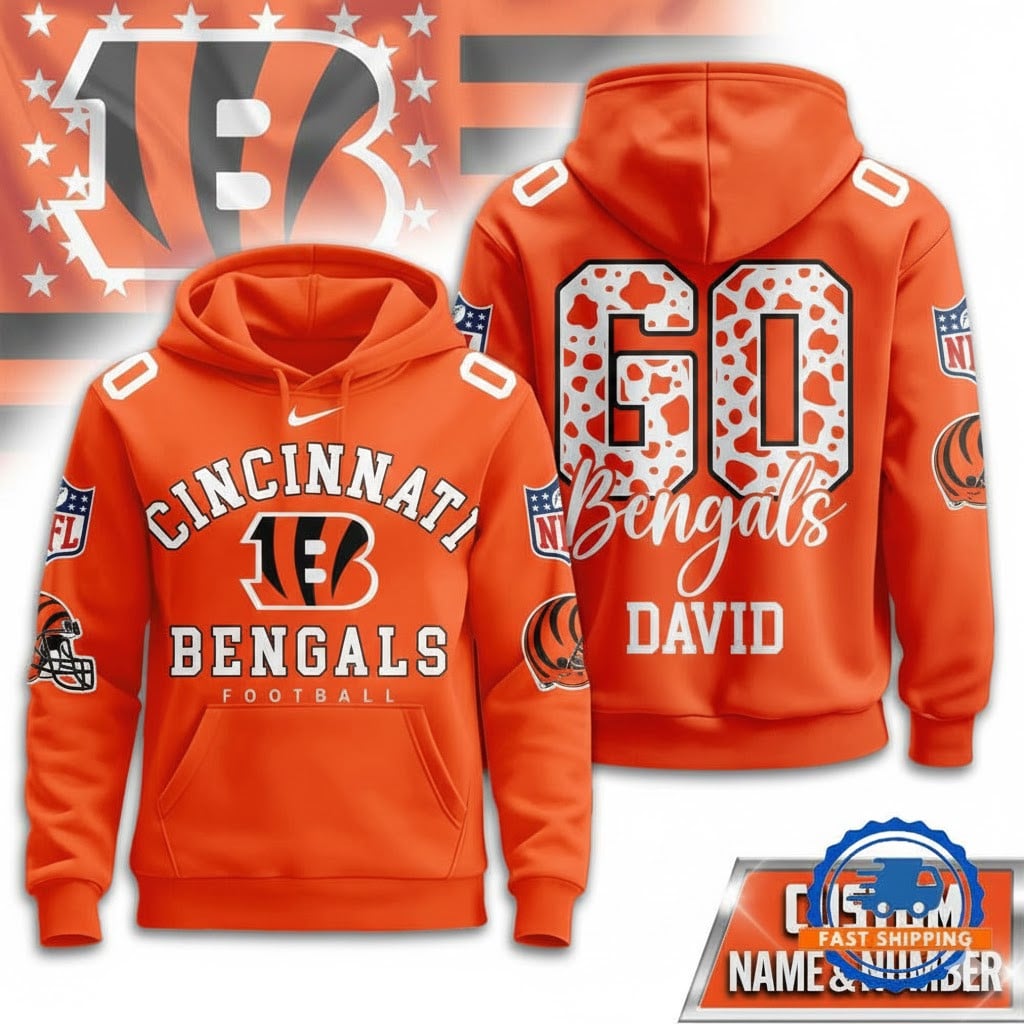 CIN Bengals Football Custom Game Day Hoodie Shirt