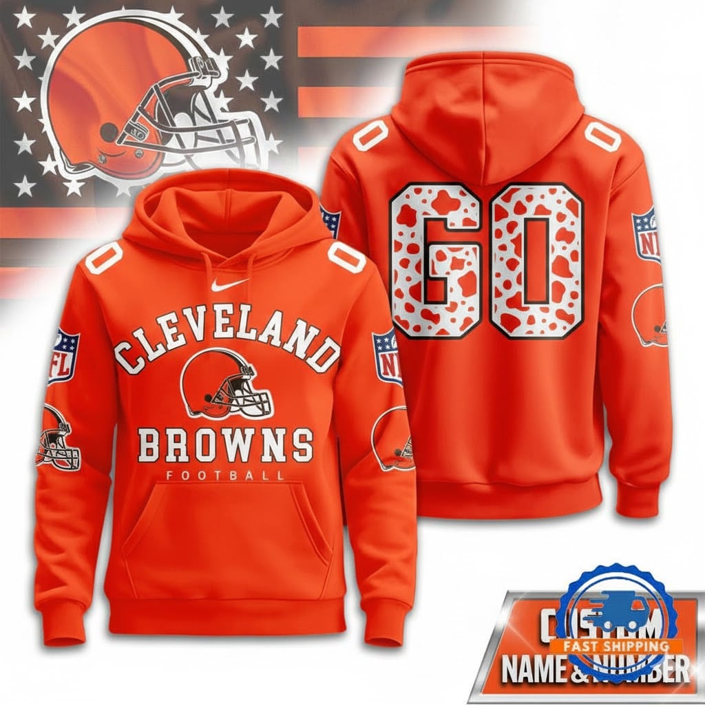 CLE Browns Football Custom Game Day Hoodie Shirt