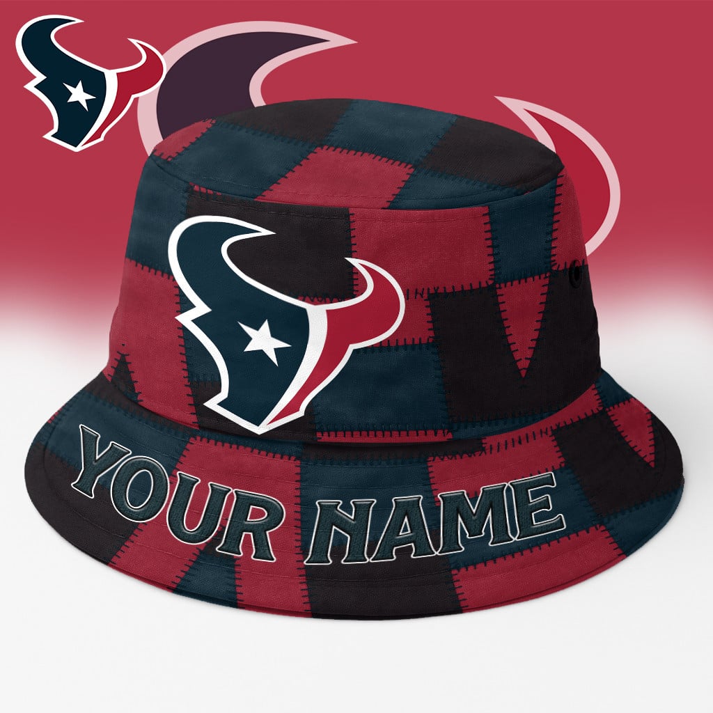 HOU Texans Bucket Hat Custom Name Gifts For Fans - Limited Edition