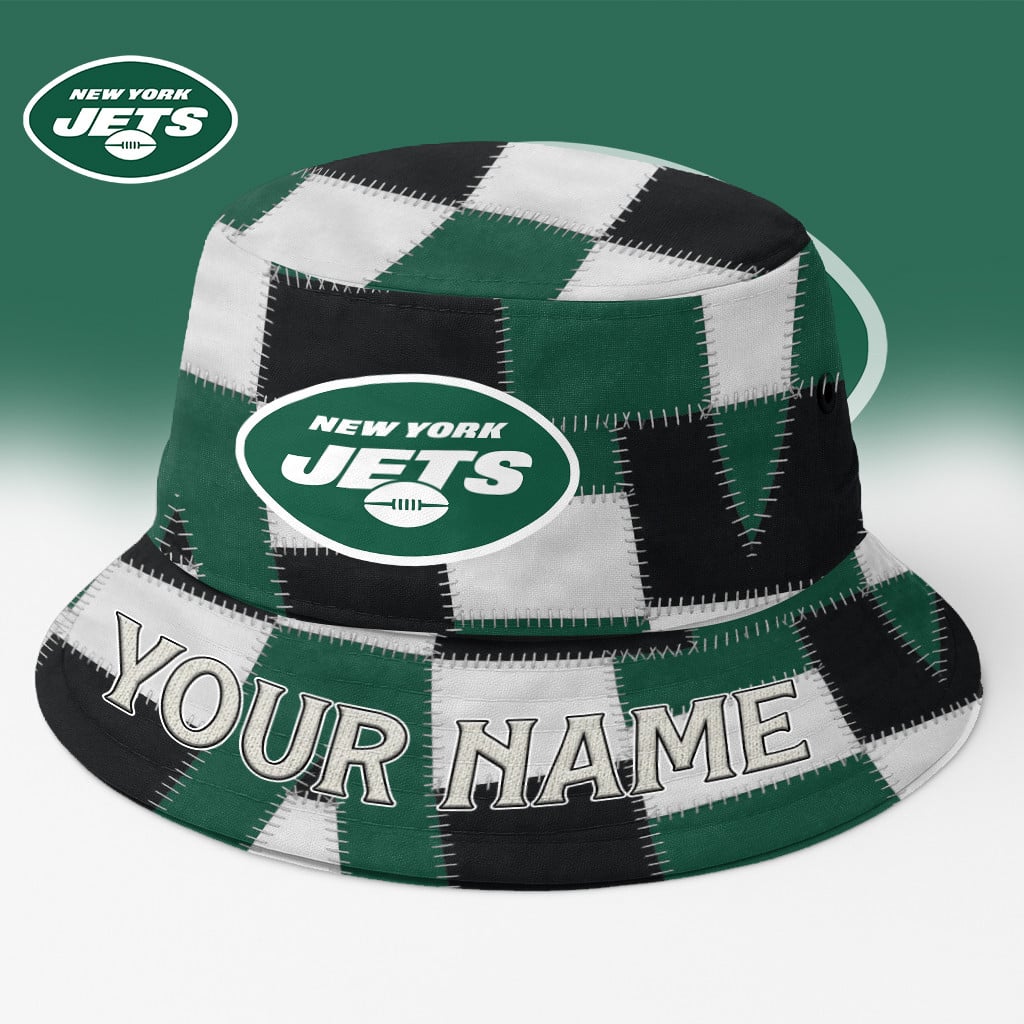 NYJ Jets Bucket Hat Custom Name Gifts For Fans - Limited Edition