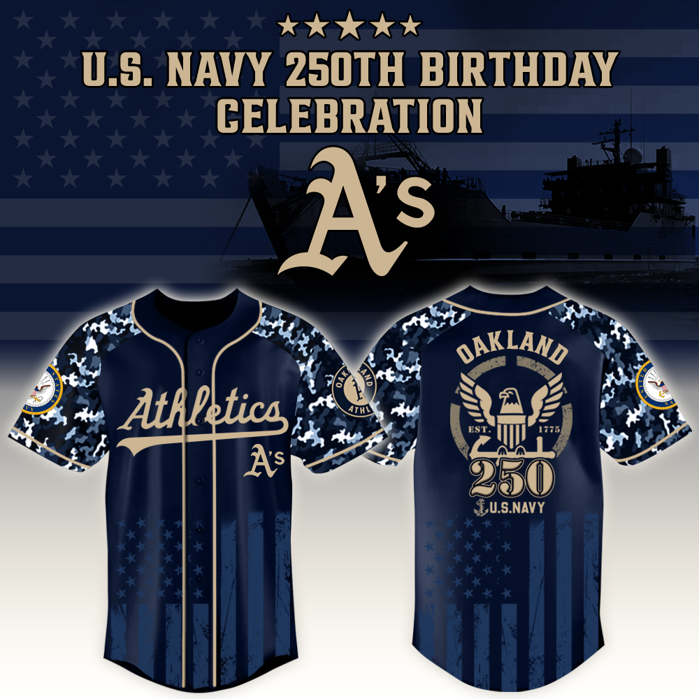 Oakland Athletics x US Navy 250th Birthday Edition