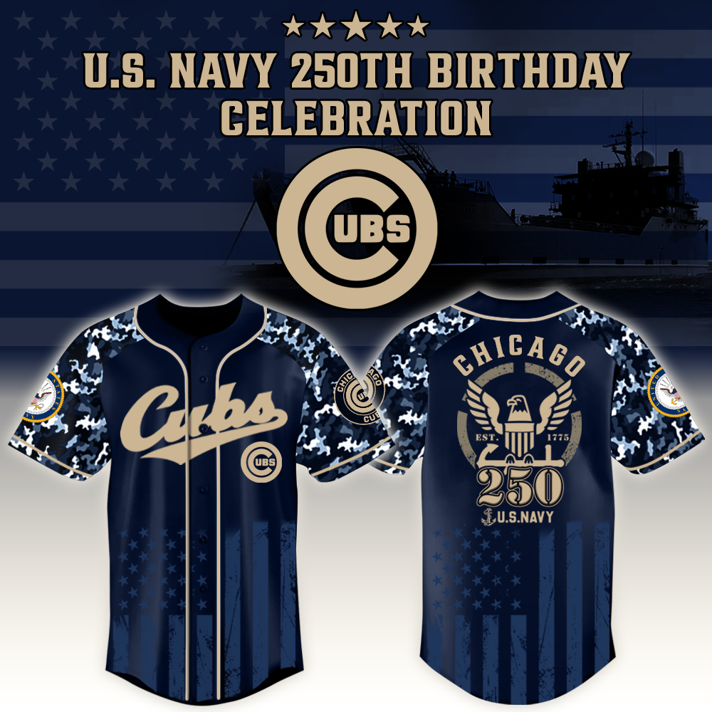 Chicago Cubs x US Navy 250th Birthday Edition