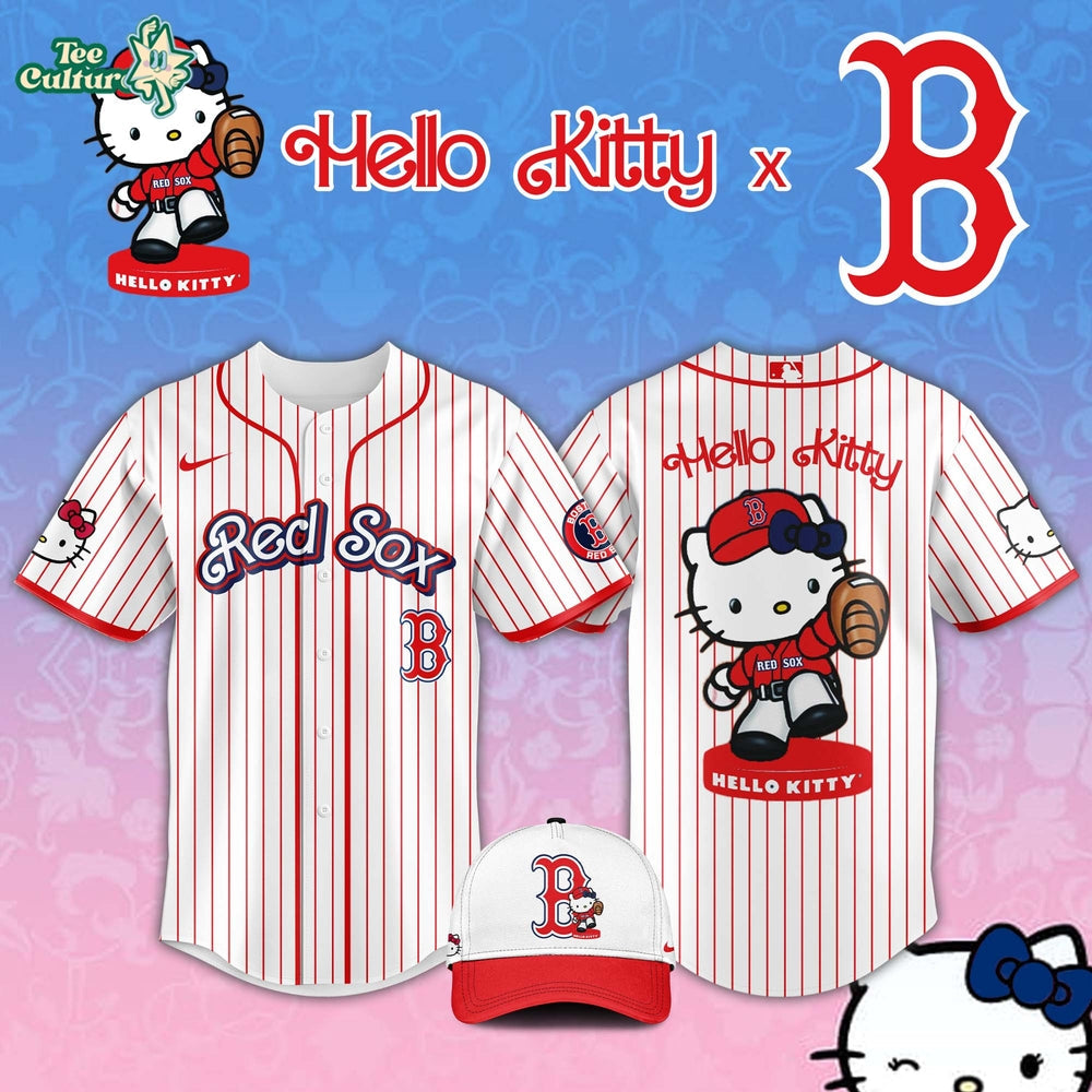 Boston Red Sox MLB Hello Kitty 2026 Limited Edition Jersey