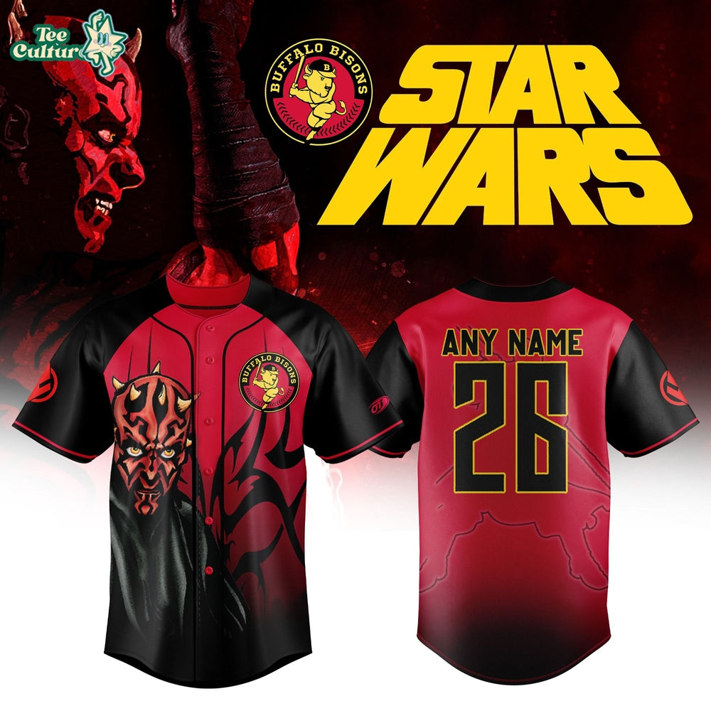 Buffalo Bisons x Star War 2026 Baseball Jersey
