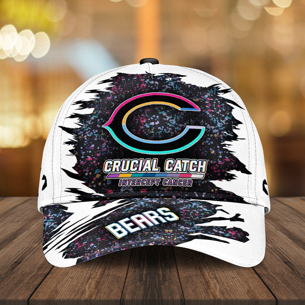 Chicago Bears x Crucial Catch Intercept Cancer Classic Cap
