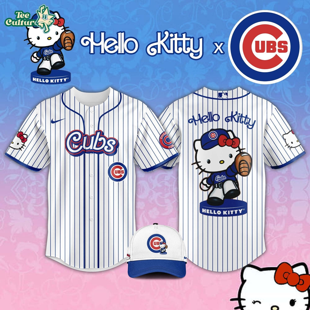 Chicago Cubs 2026 Hello Kitty Night MLB Fan Jersey