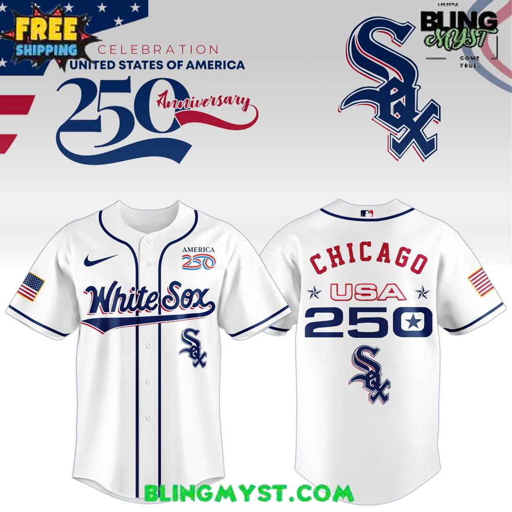 Chicago White Sox 250th USA Of American Baseball Jersey