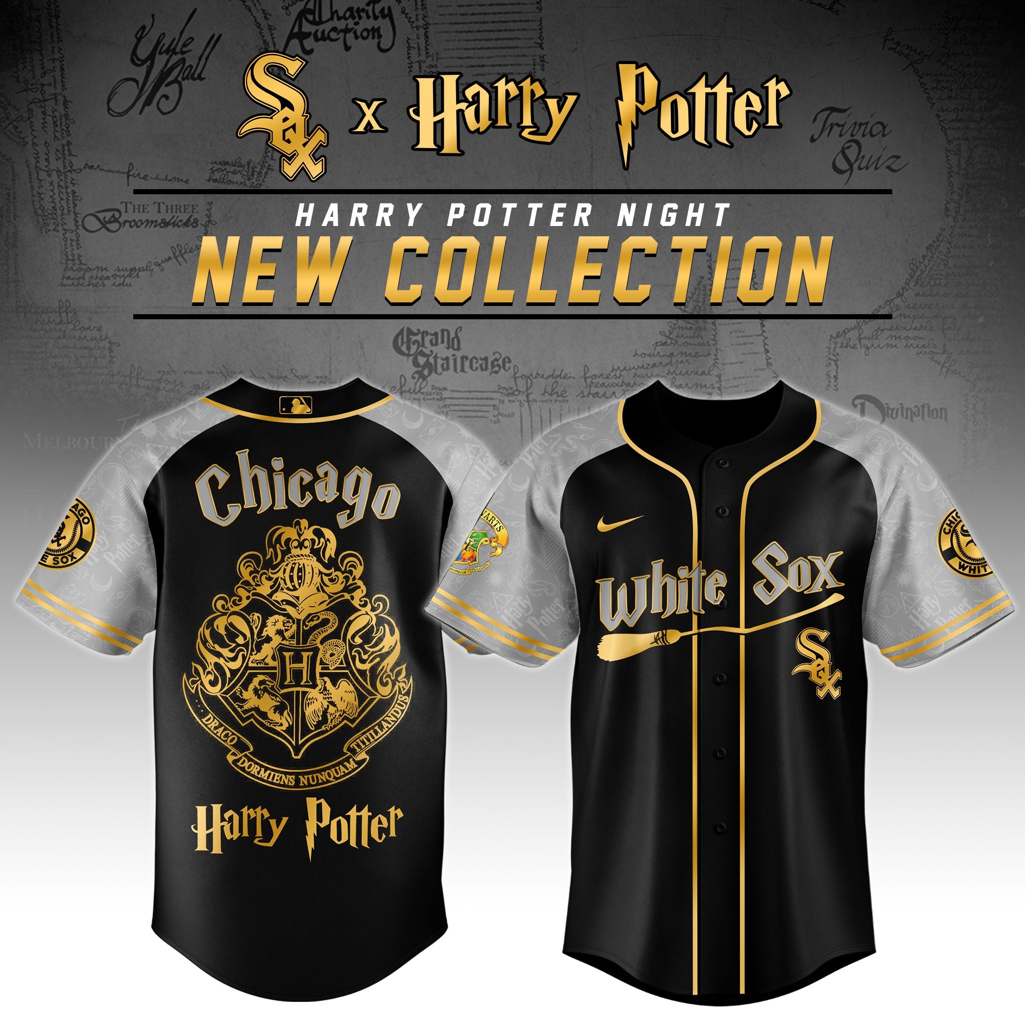 Chicago White Sox Harry Potter Night Baseball Jersey