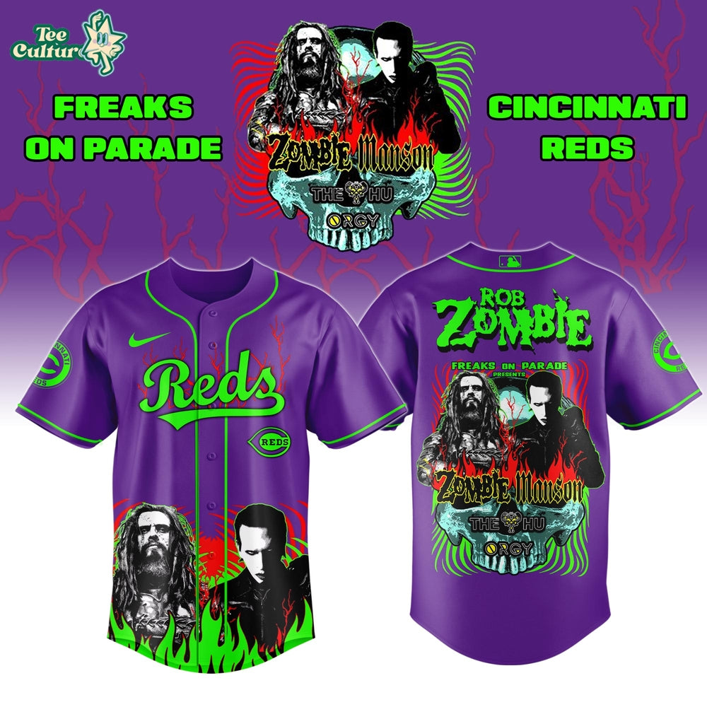 Cincinnati Reds x Freaks On Parade Tour 2026 Colab Jersey Limited Edition