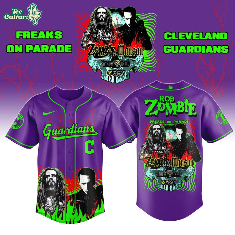 Cleveland Guardians x Freaks On Parade Tour 2026 Colab Jersey Limited Edition