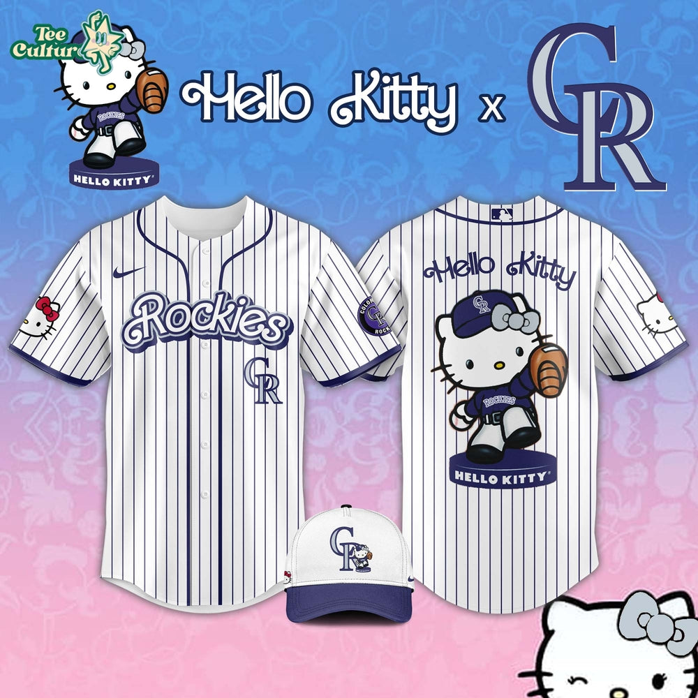 Colorado Rockies 2026 MLB Hello Kitty Celebration Jersey