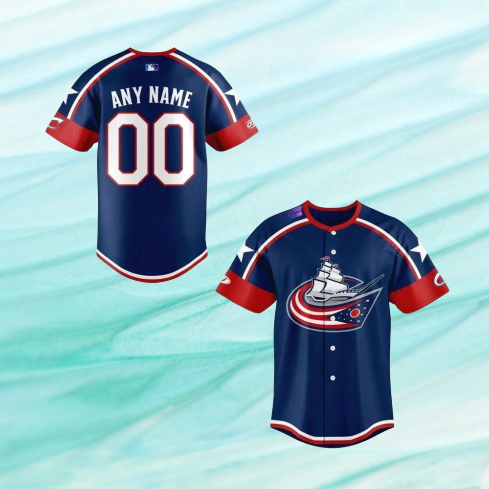 Columbus Clippers Columbus Blue Jackets 2025 Personalized Baseball Jersey