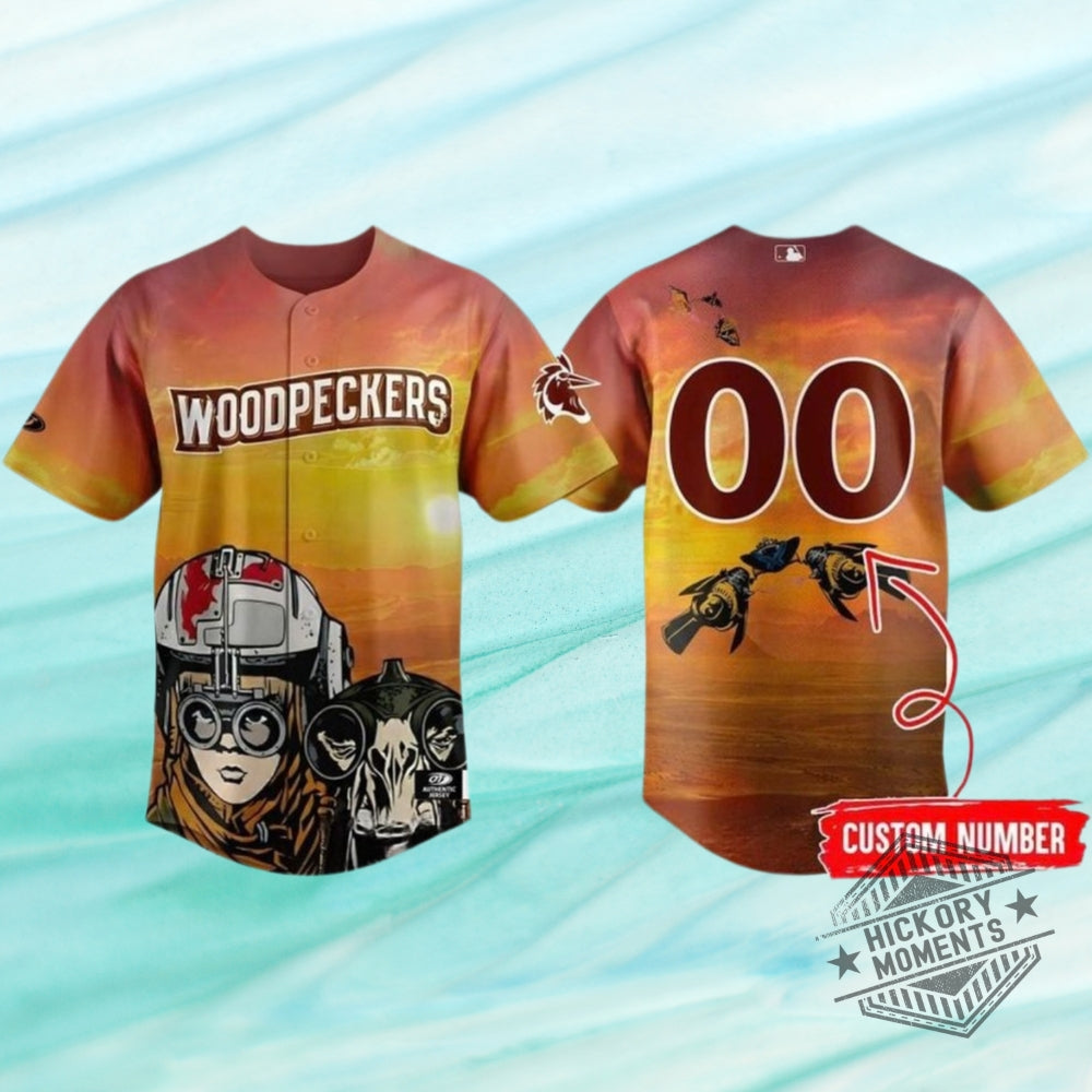 Fayetteville Woodpeckers 2026 Star Wars Night Personalized Baseball Jersey