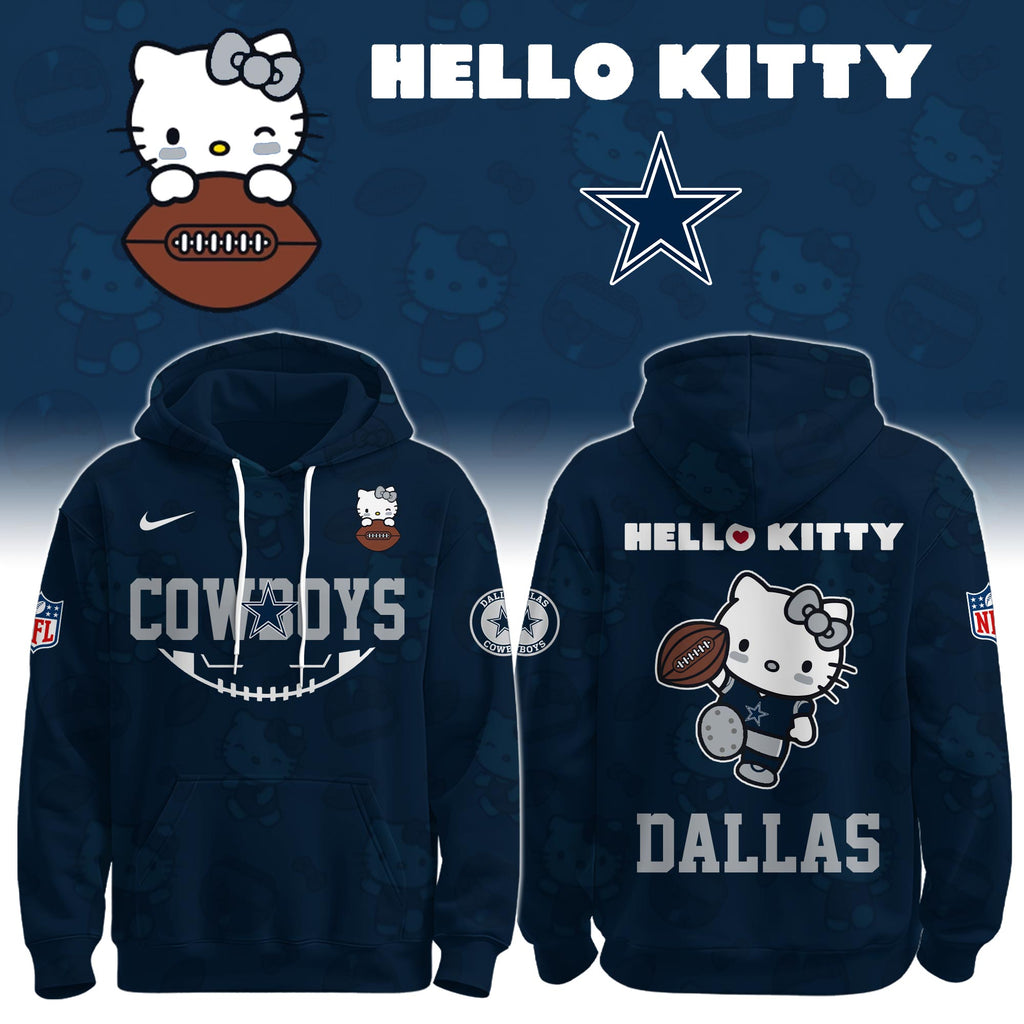 .DAL Cowboys Special Hello Kitty Limited Edition Hoodie