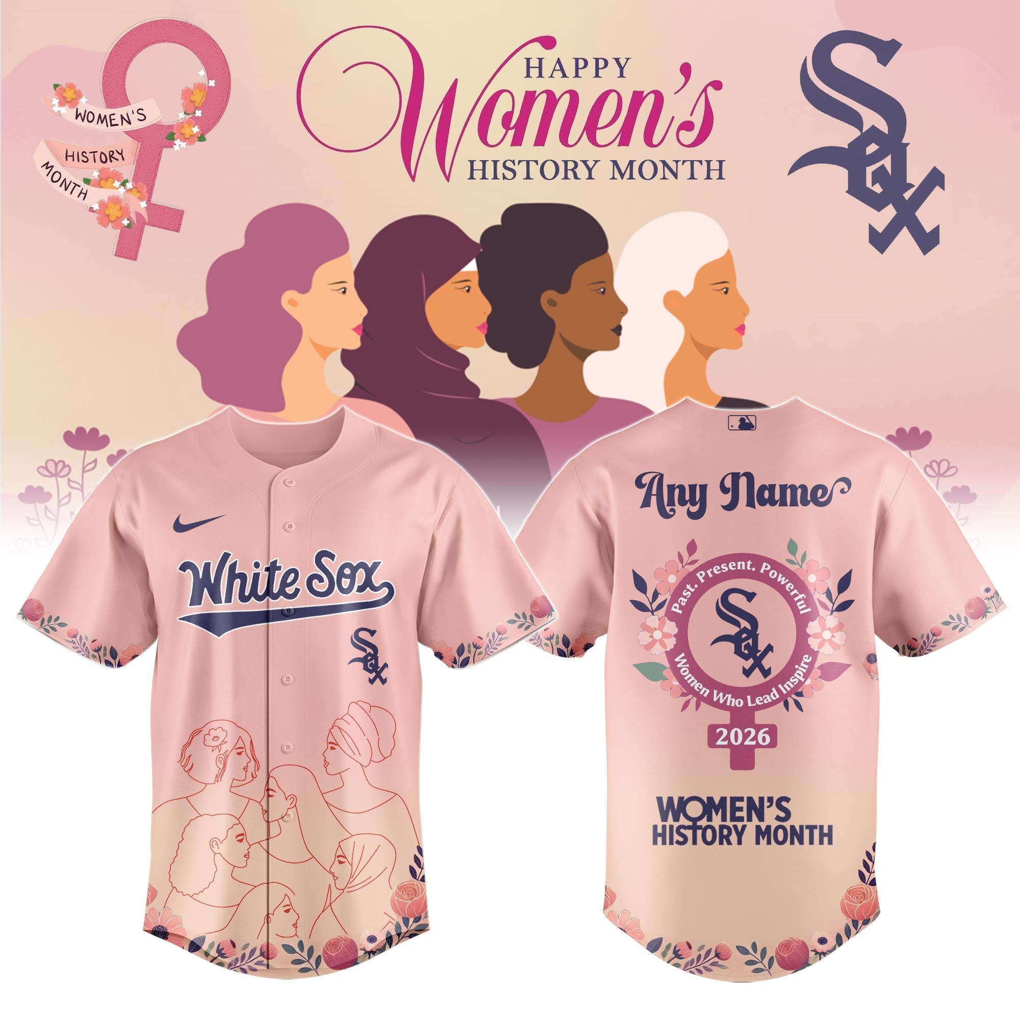 .CWS White Sox special Women’s History Month Limited Edition Jersey