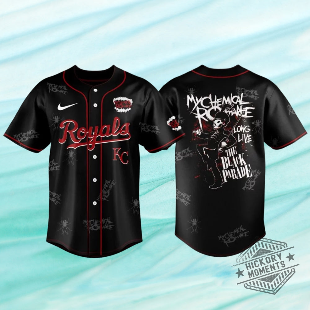 Kansas City Royals X My Chemical Romance The Black Parade 2026 Baseball Jersey
