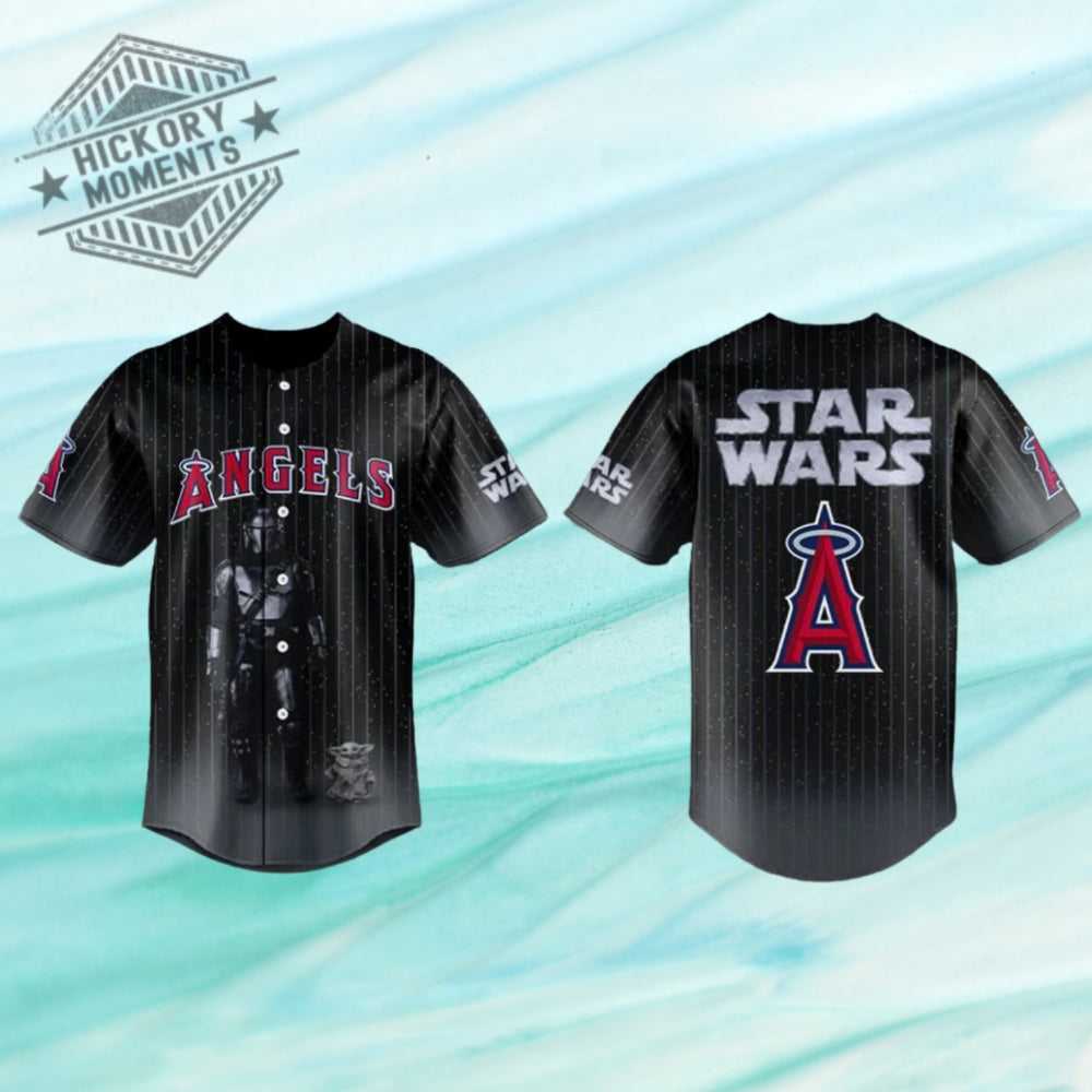 Los Angeles Angels The Mandalorian Grogu Star War Night 2026 Baseball Jersey