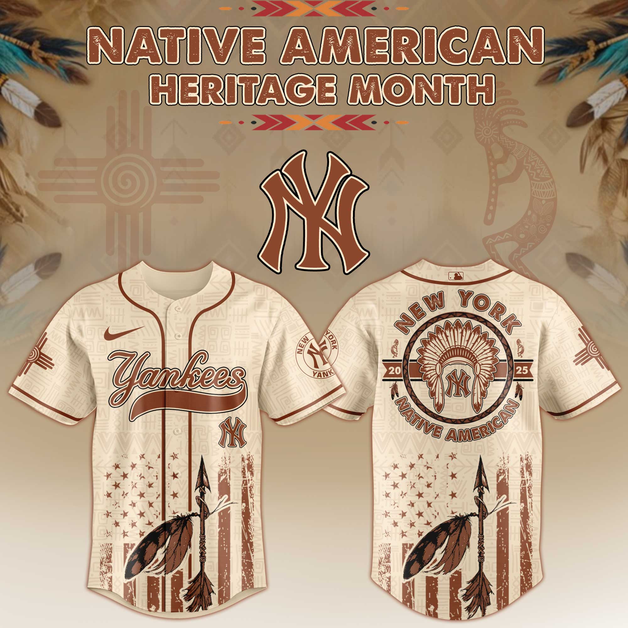 New York Yankees Native American Heritage Month Jersey